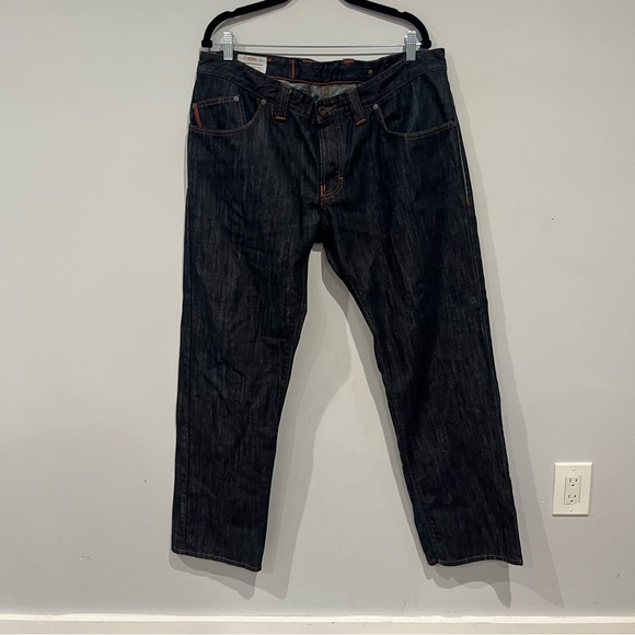 HUGO BOSS Mens Jeans Blue W38 L32 Dark Wash Denim Comfort Fit - Picture 1 of 8